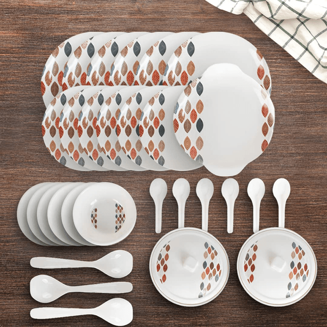 Borosil dinner set 32 pieces